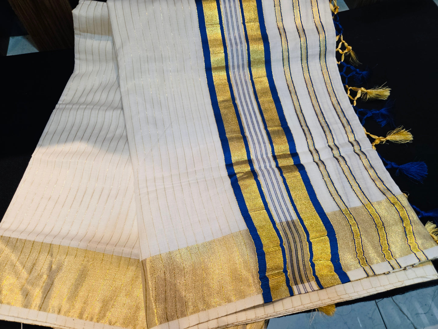 Beautiful premium Onam set saree