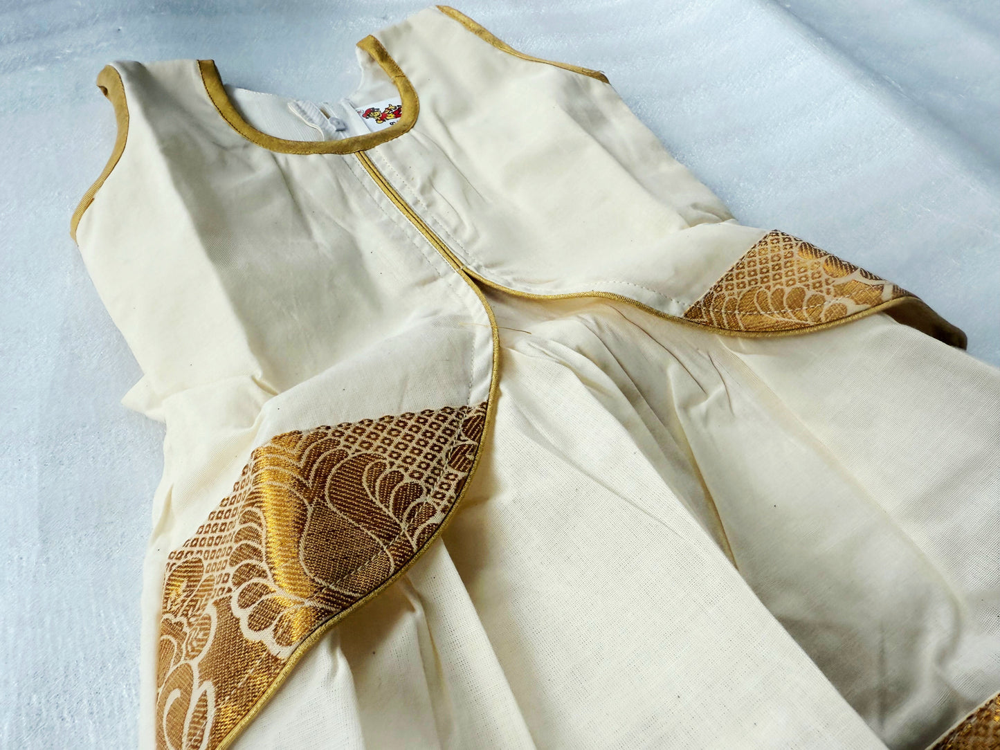 Gold Onam Dress