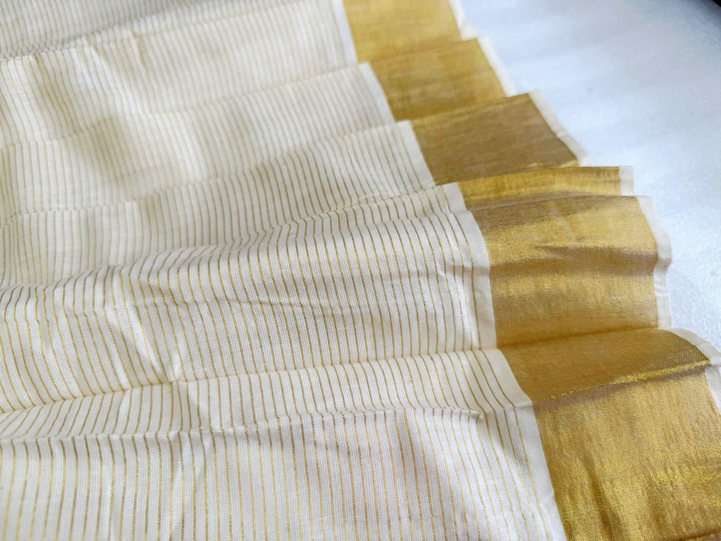 Beautiful  gold brocade crop top and Skirt