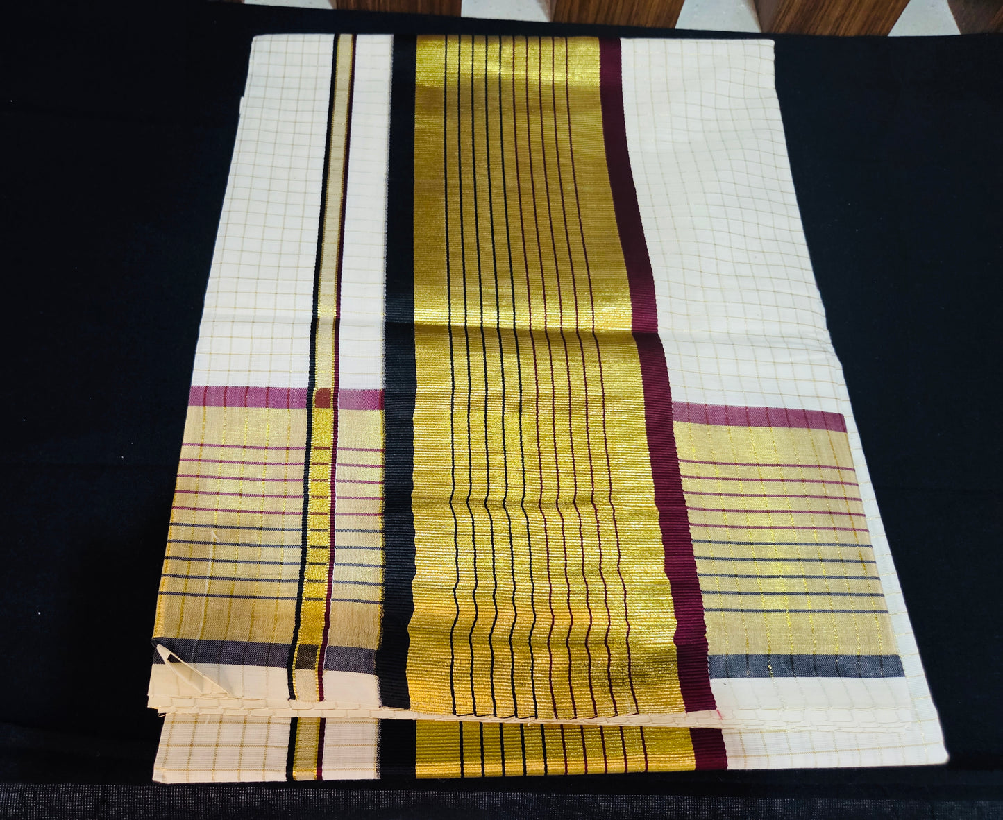 Premium quality Check set Saree^^^