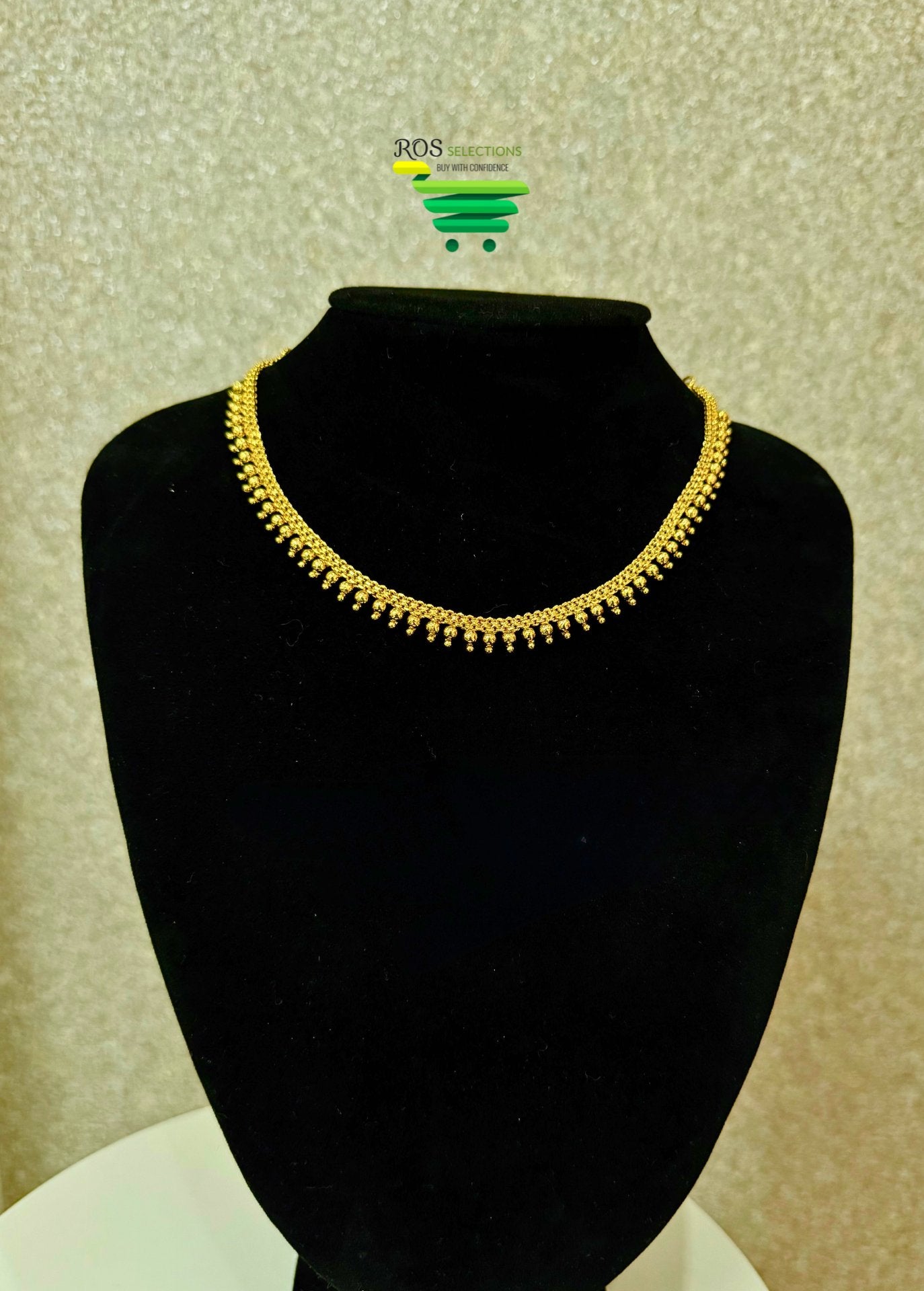 Gold plated necklace