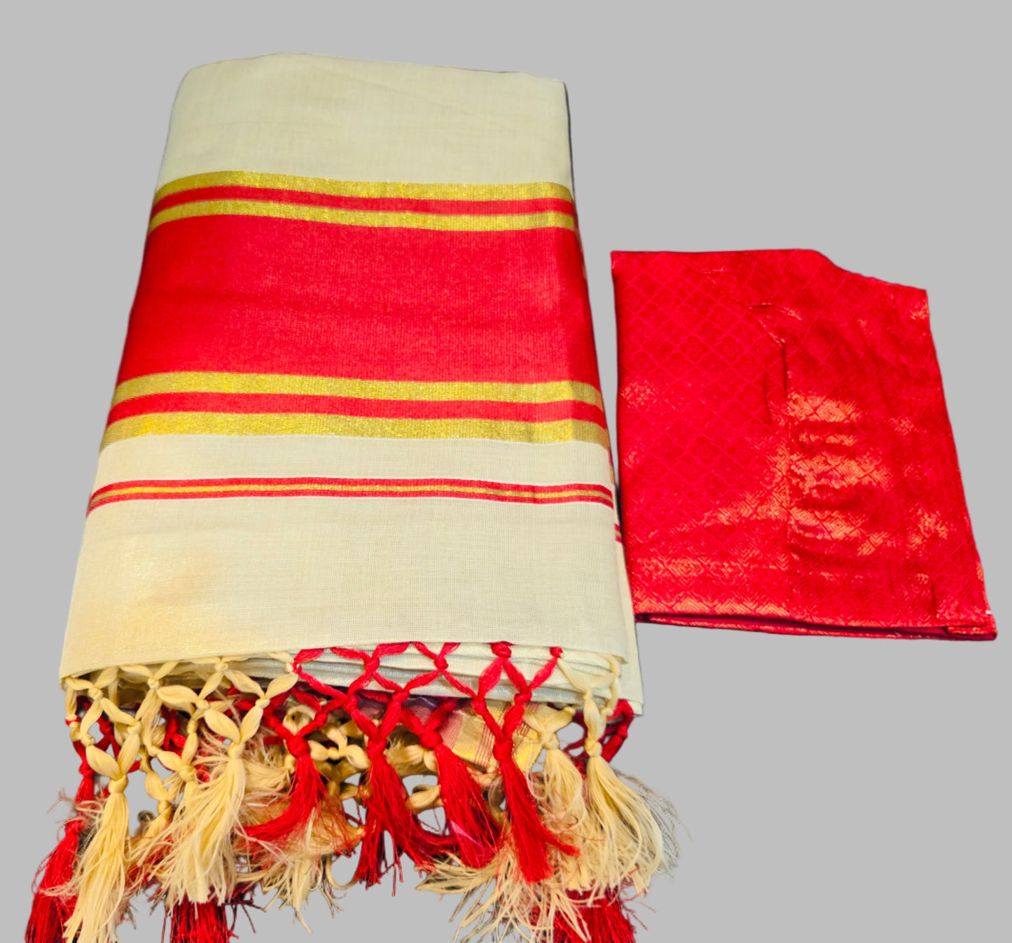 Ready to wear Saree with Ready to wear Blouse ^
