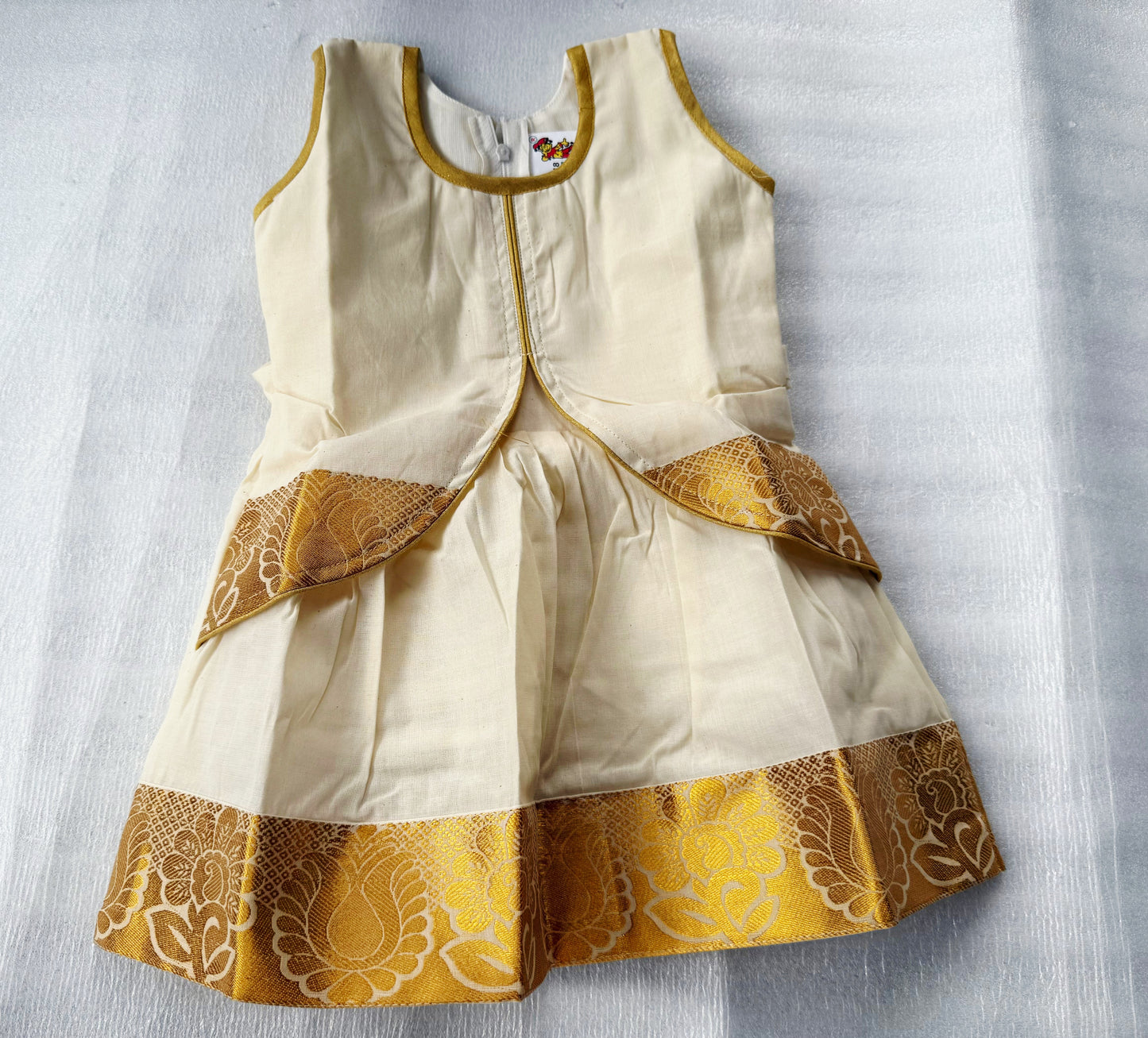 Gold Onam Dress