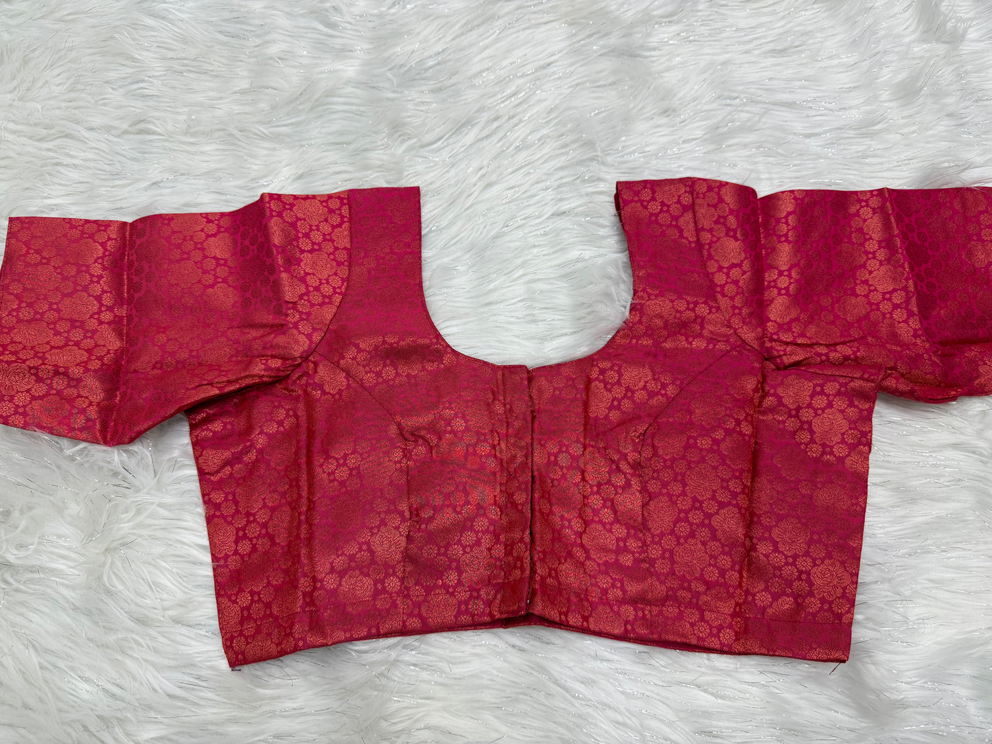 Brocade RaniPink blouse(same as pictures)