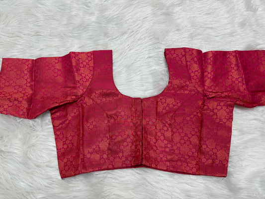 Brocade RaniPink blouse(same as pictures)