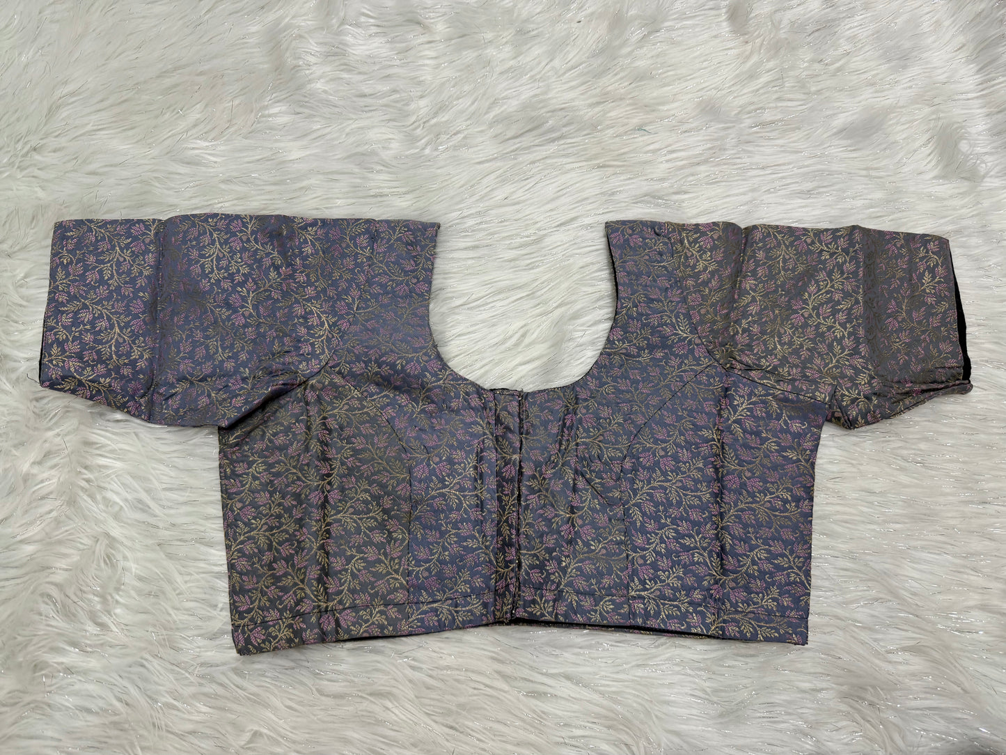 Brocade Ready to wear princess cut saree blouse