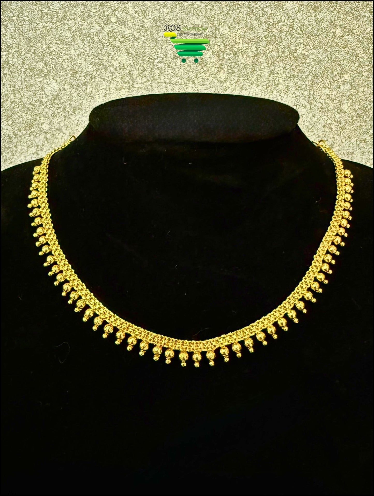 Gold plated necklace
