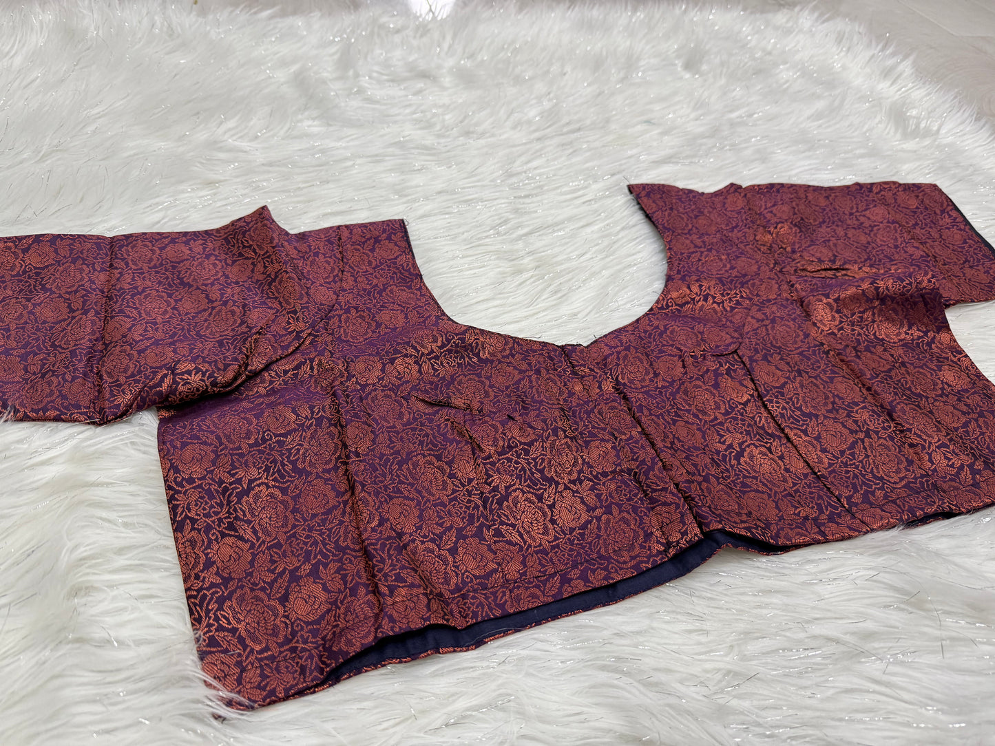Ready to wear princess cut saree blouse
