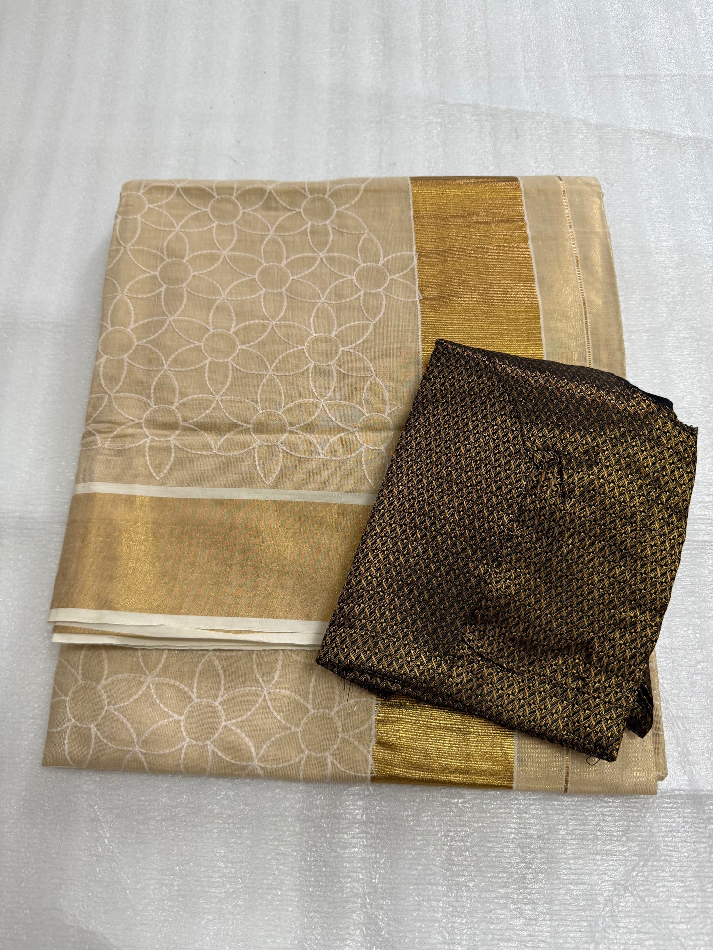 Elegant Ready-to-Wear Saree & Readymade Blouse