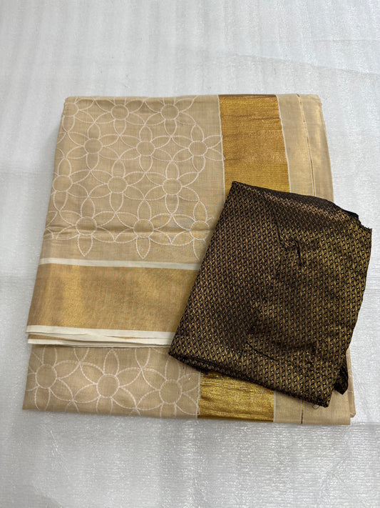 Elegant Ready-to-Wear Saree & Readymade Blouse