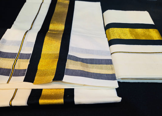 Single Set Mundu - Extra length ^