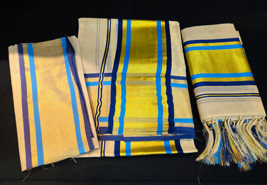 Classy Set Mundu with blouse piece