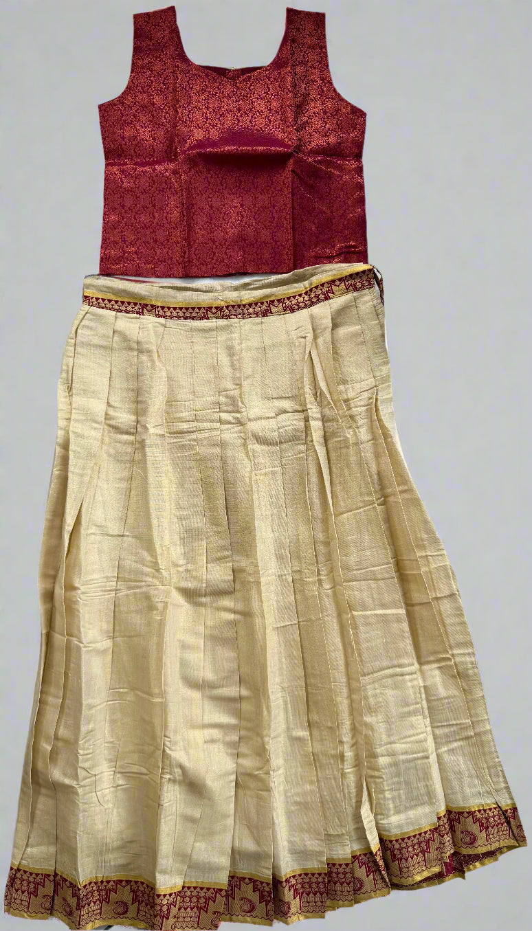 Elegant red and gold combo