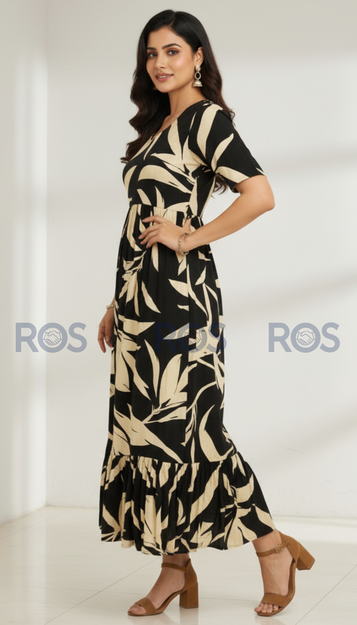 Premium Rayon Floral printed dress/ kurti