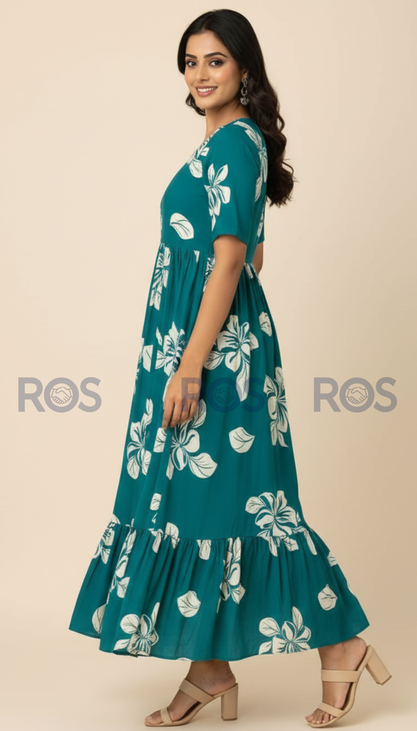 Premium Rayon Floral printed dress/ kurti