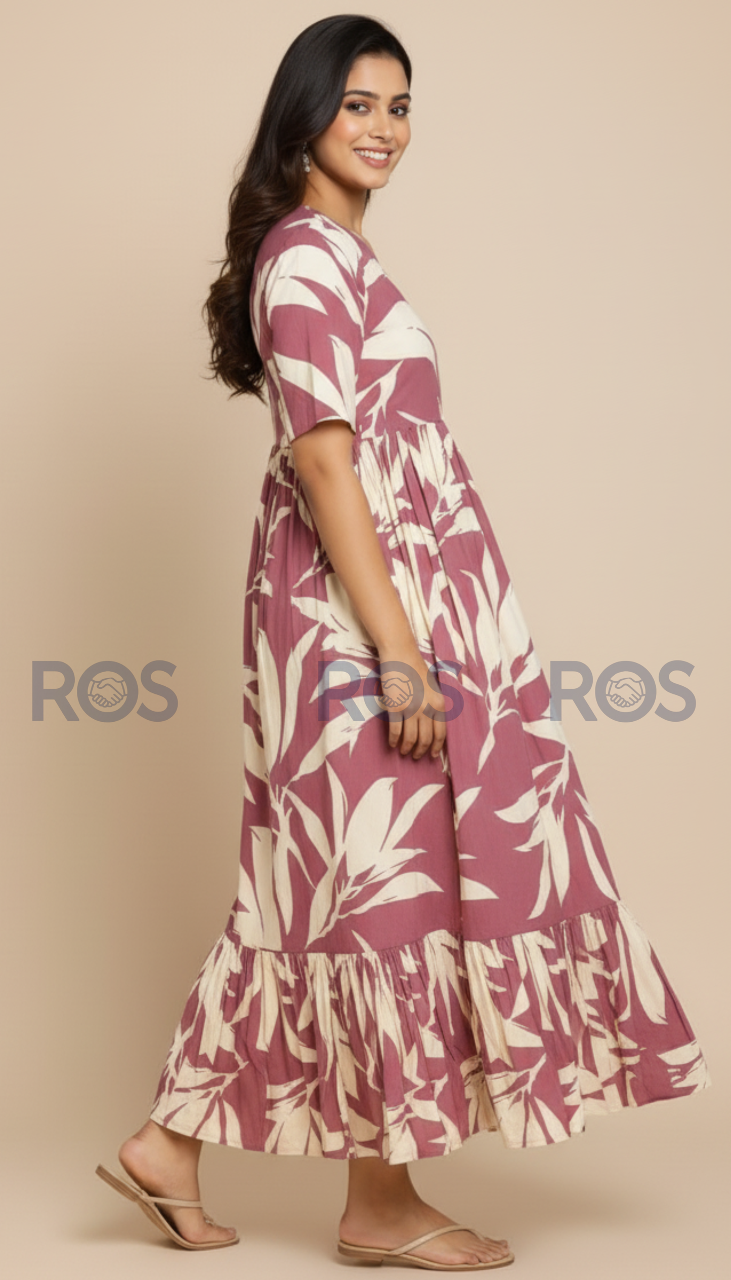 Premium Rayon Floral printed dress/ kurti