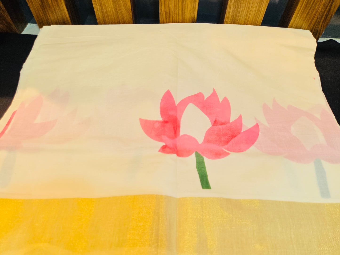 Floral Onam Set Saree