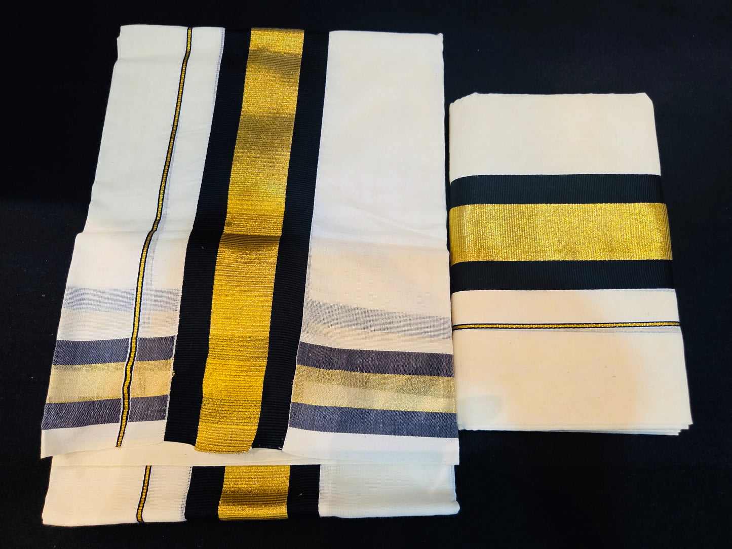 Single Set Mundu - Extra length ^