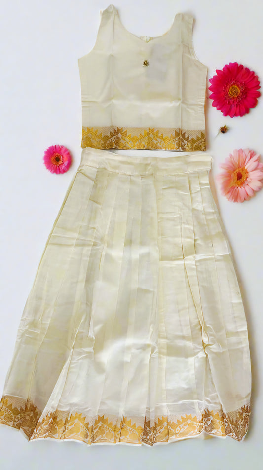 Traditional onam Skirt and Top