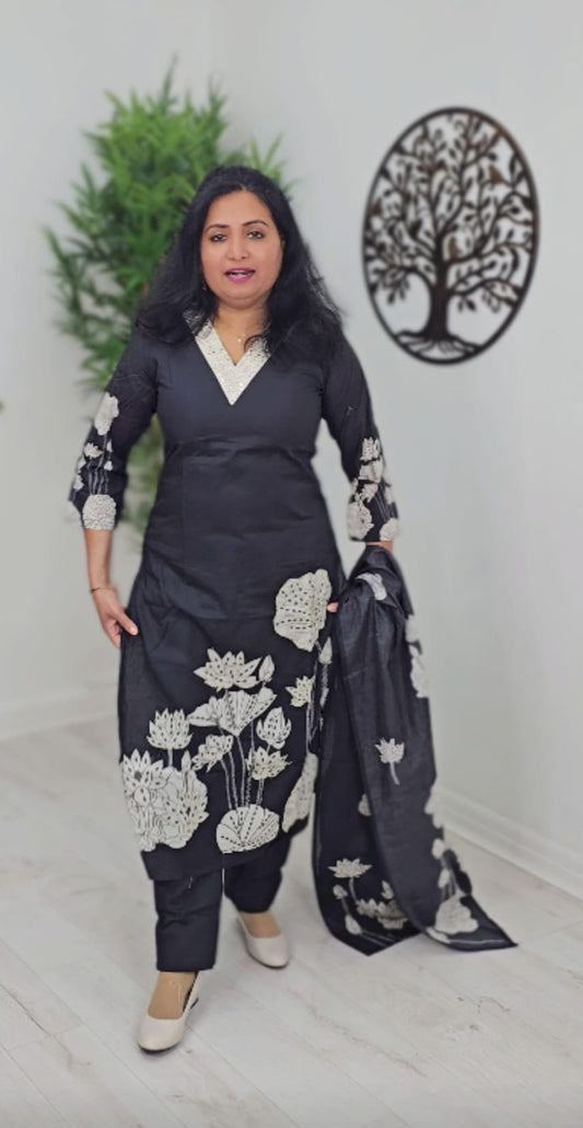 Soft cotton three piece set