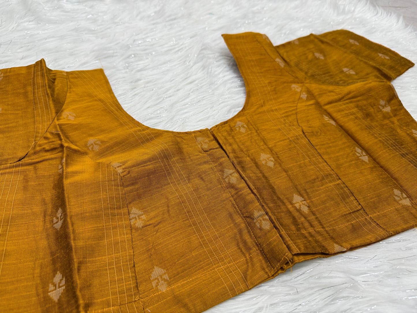 Ready to wear slubsilk princess cut saree blouse I