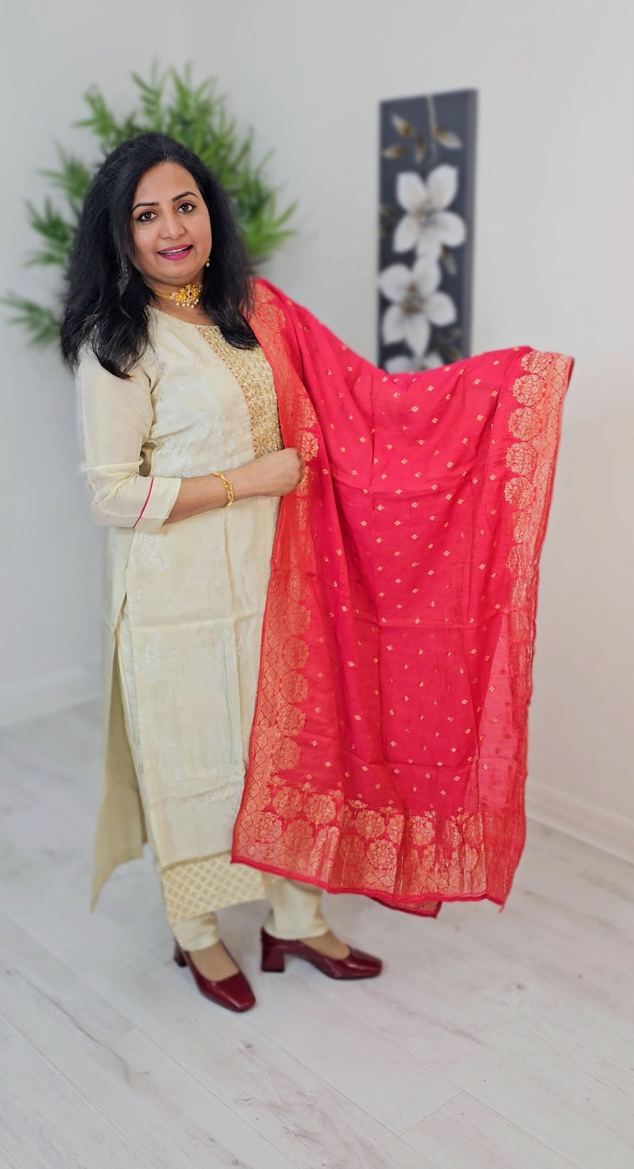 Classic Silk suit with Banarasi Dupatta 💕