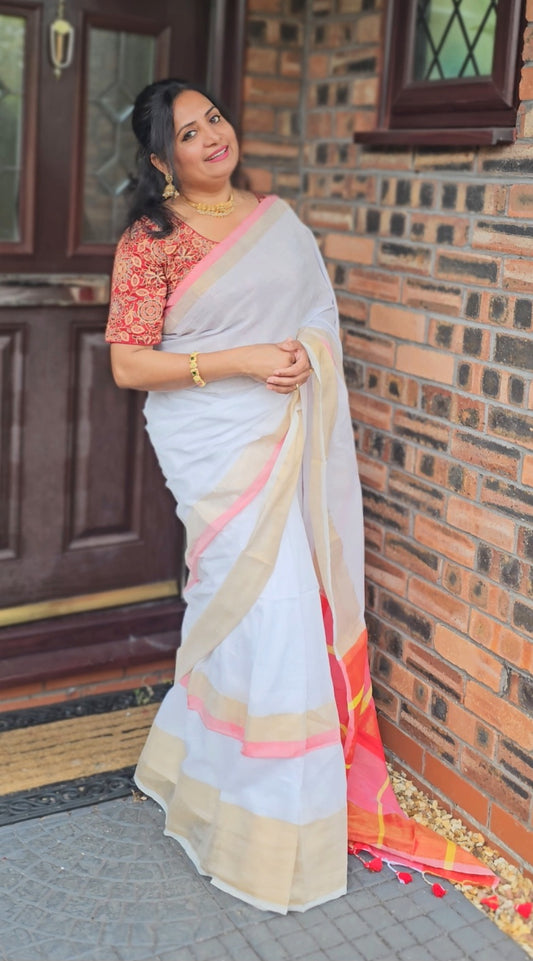Beautiful mulmul Saree