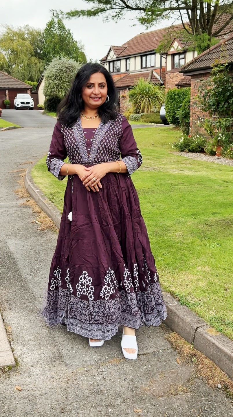 Beautiful rayon  flared dress