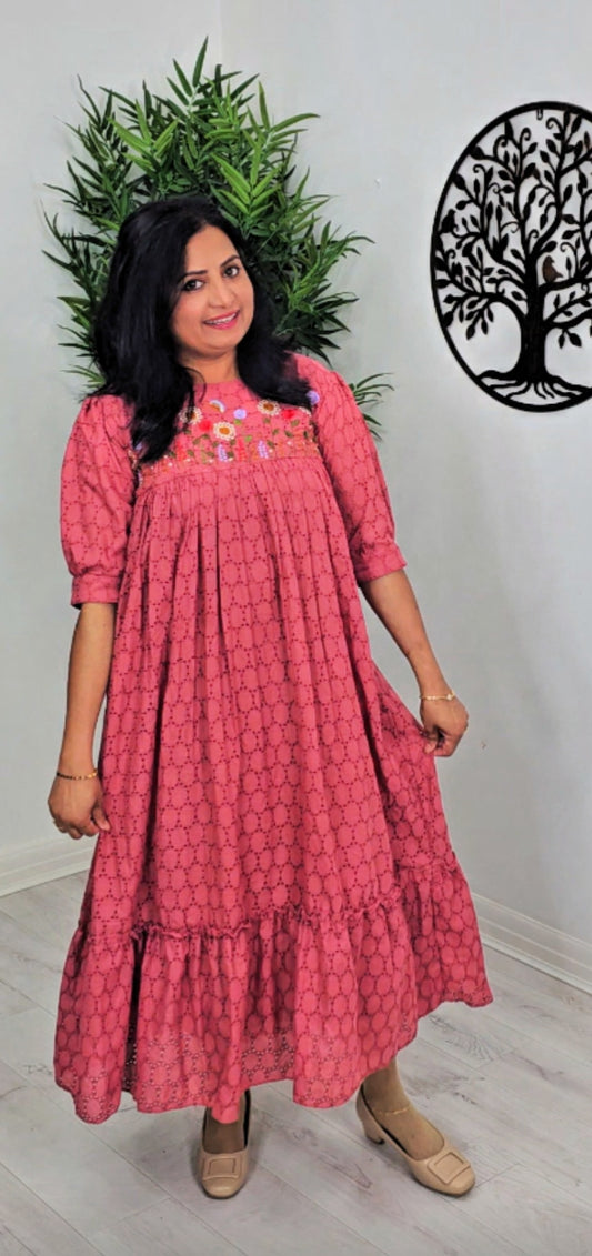 Beautiful Cotton hakoba dress