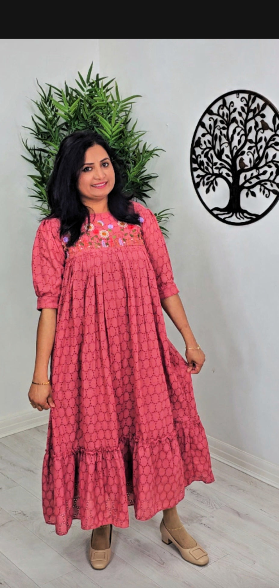 Beautiful Cotton hakoba dress