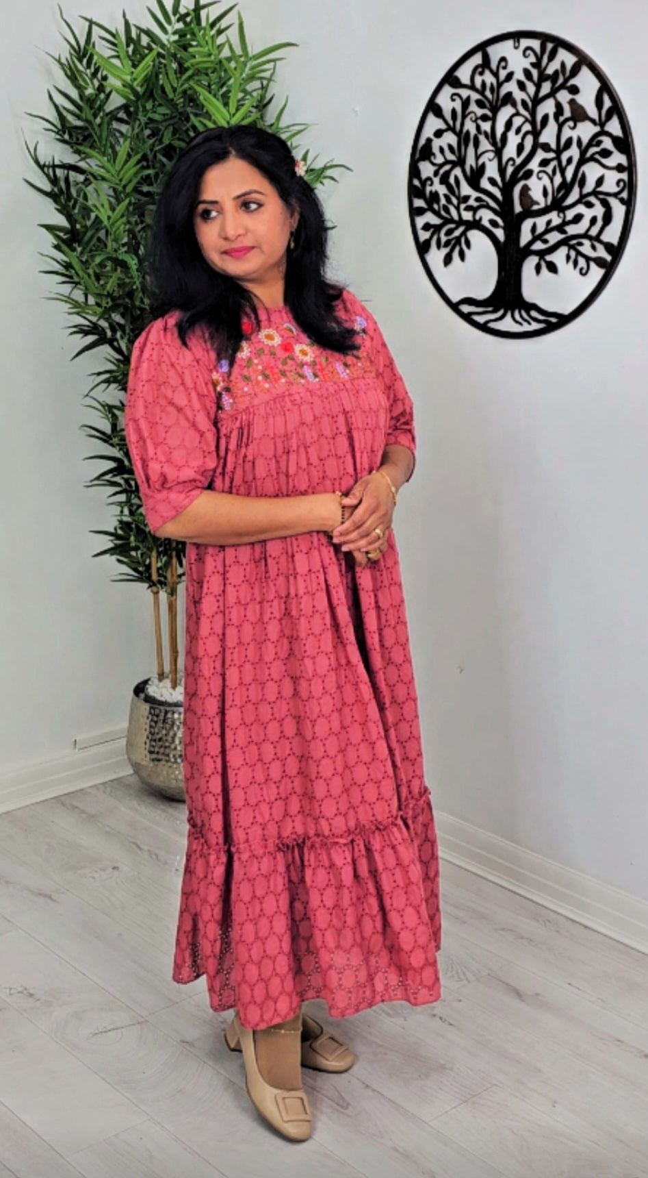 Beautiful Cotton hakoba dress