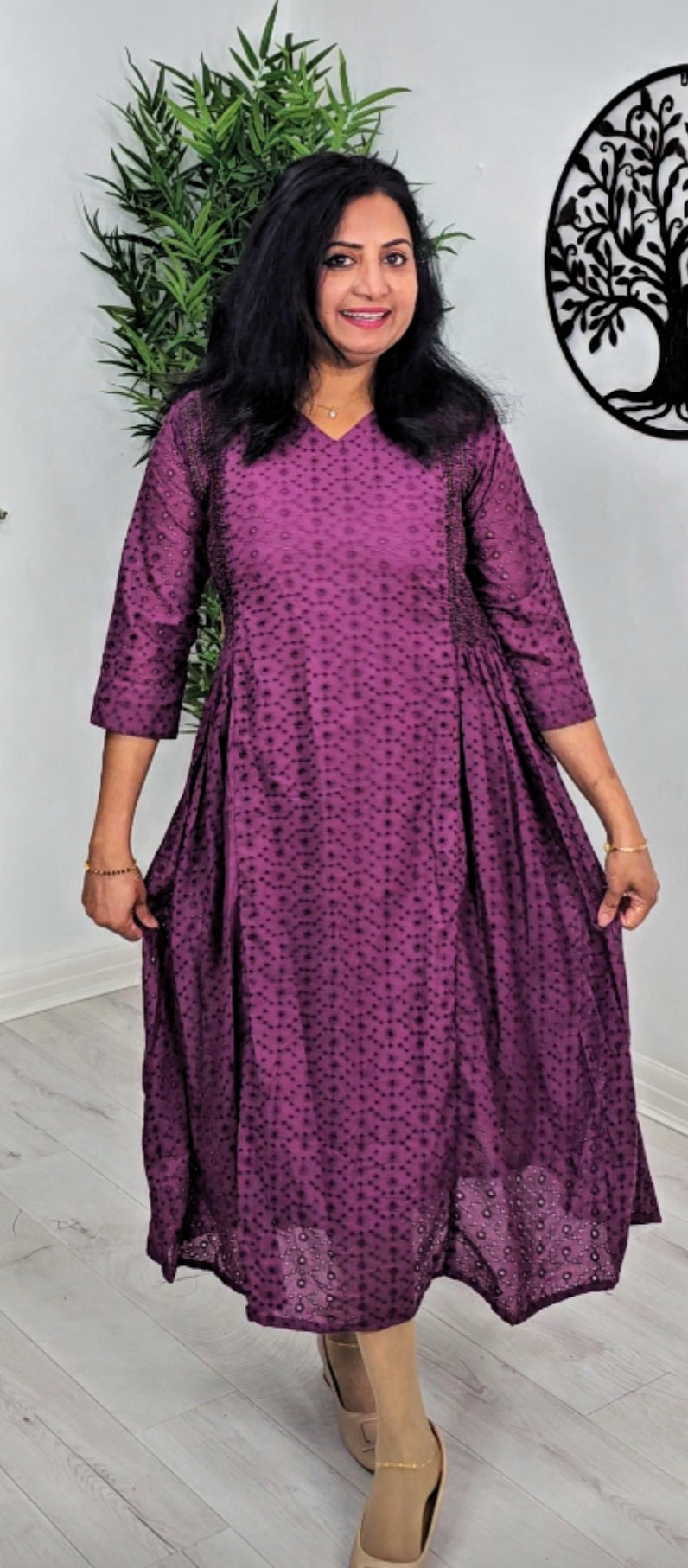 Beautiful Cotton hakoba dress