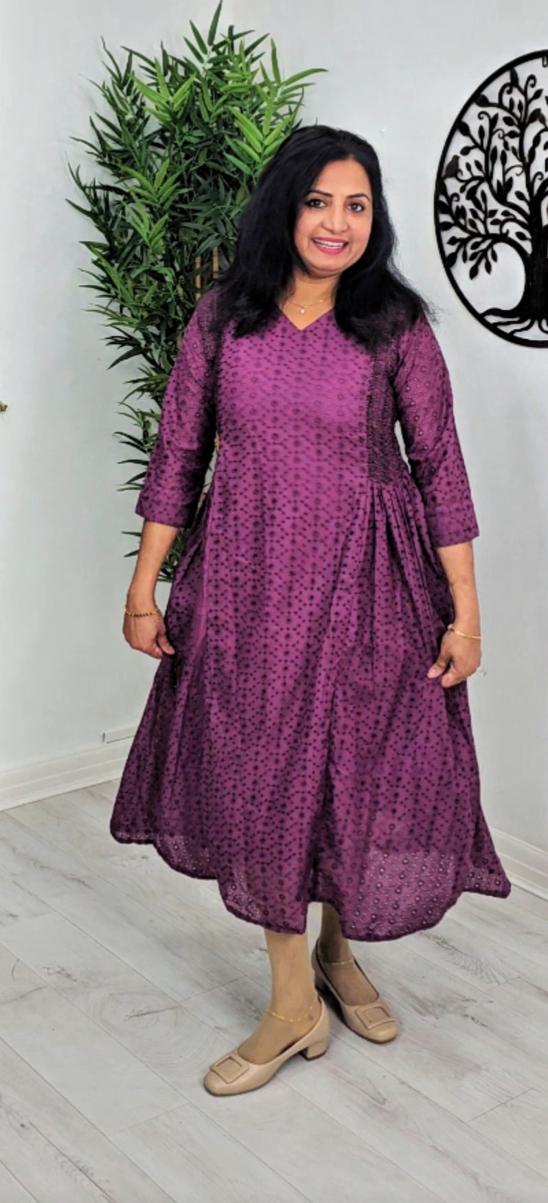 Beautiful Cotton hakoba dress
