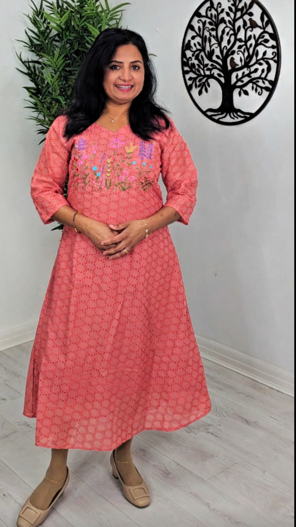 Beautiful hakoba A-line dress