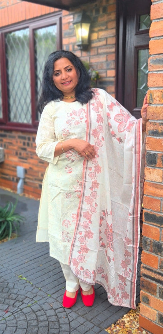 PURE COTTON Hakoba three piece suit