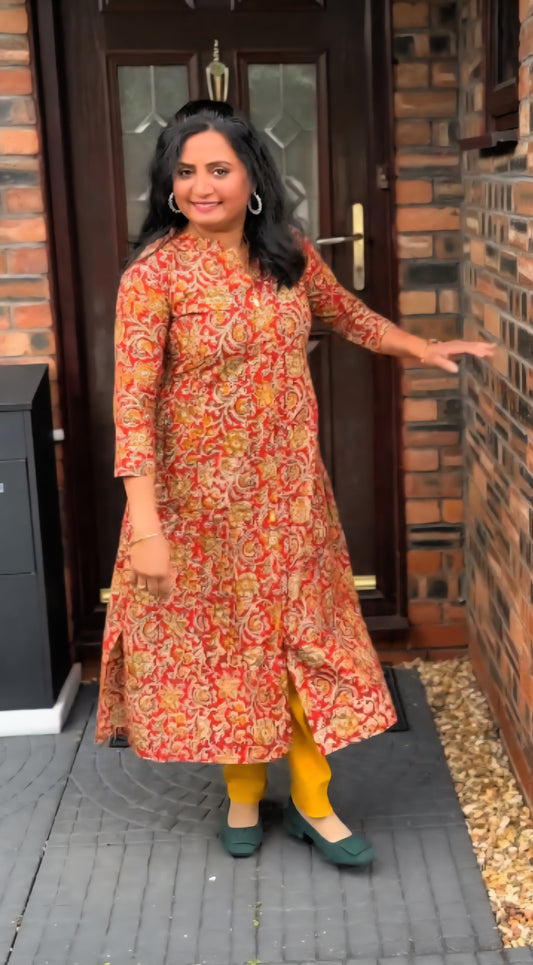 Beautiful Cotton  kurti
