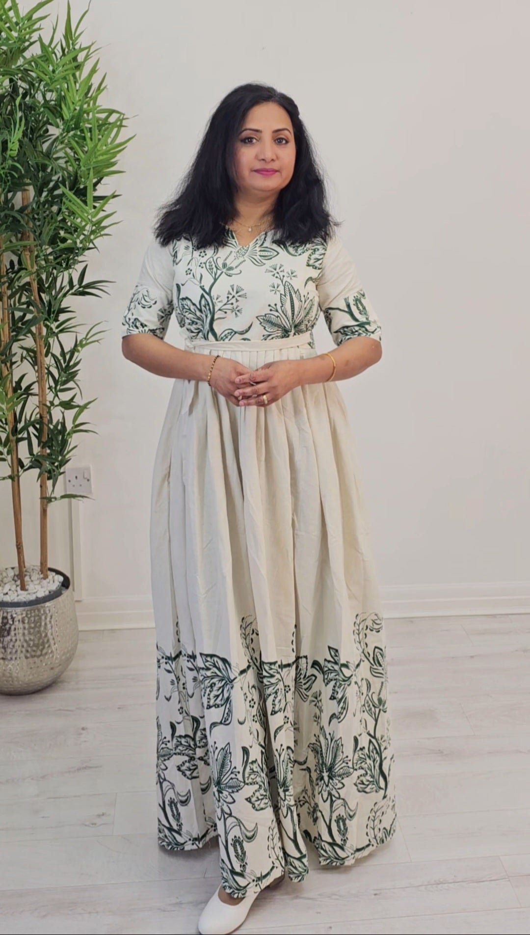 Beautiful Cotton floral printed dress