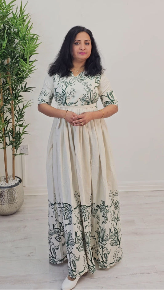 Beautiful Cotton floral printed dress