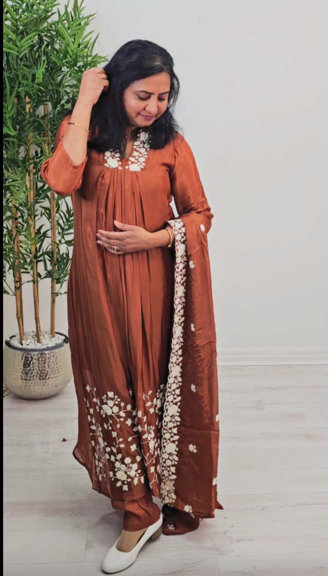 Chinnon embroidered three piece suit 💕