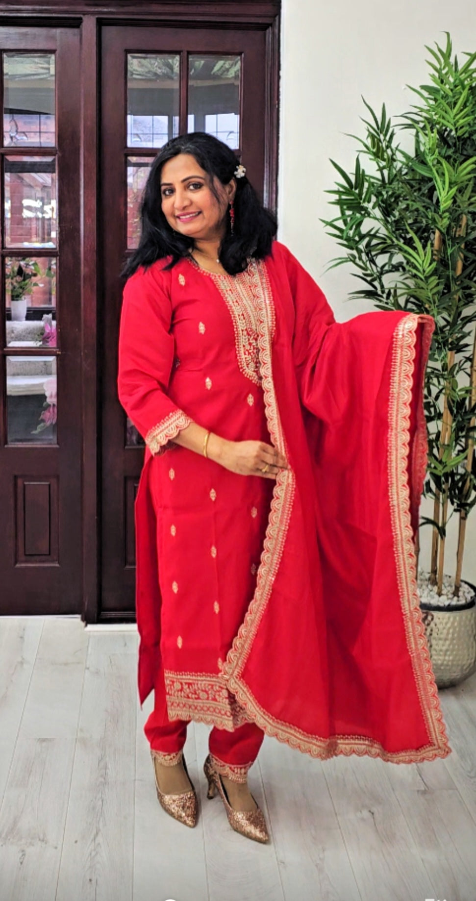 Silk three piece suit