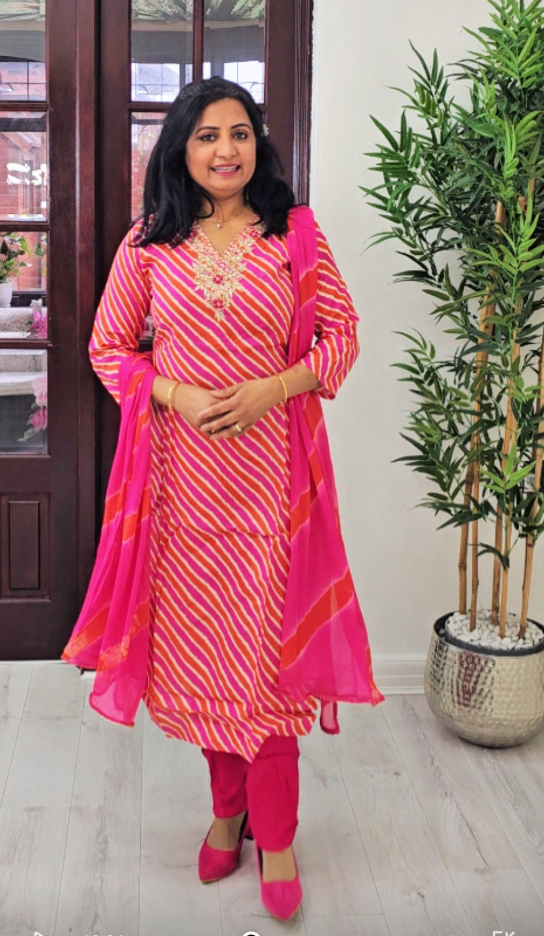 Muslin three piece suit 💕