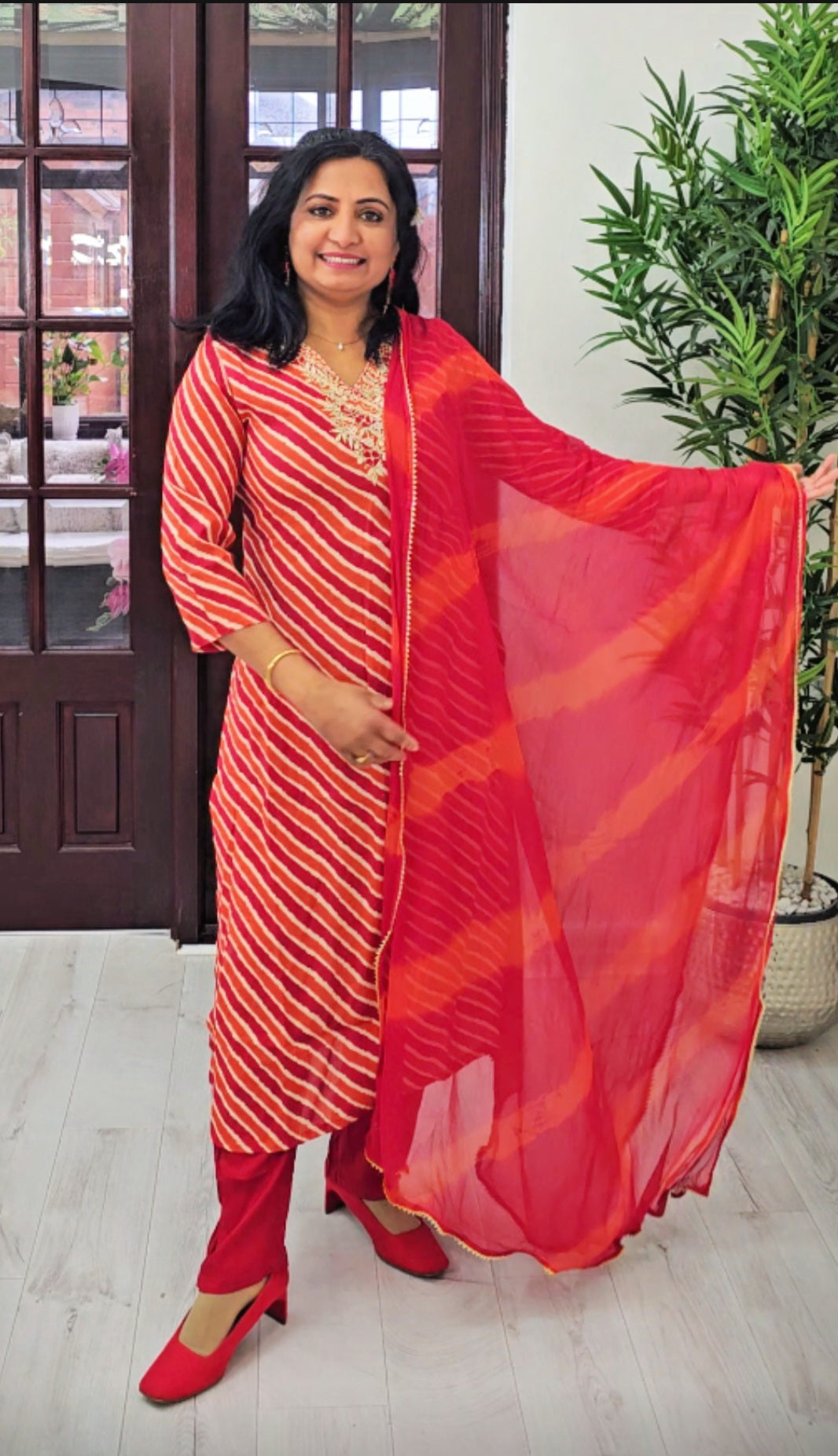 Muslin three piece suit 💕