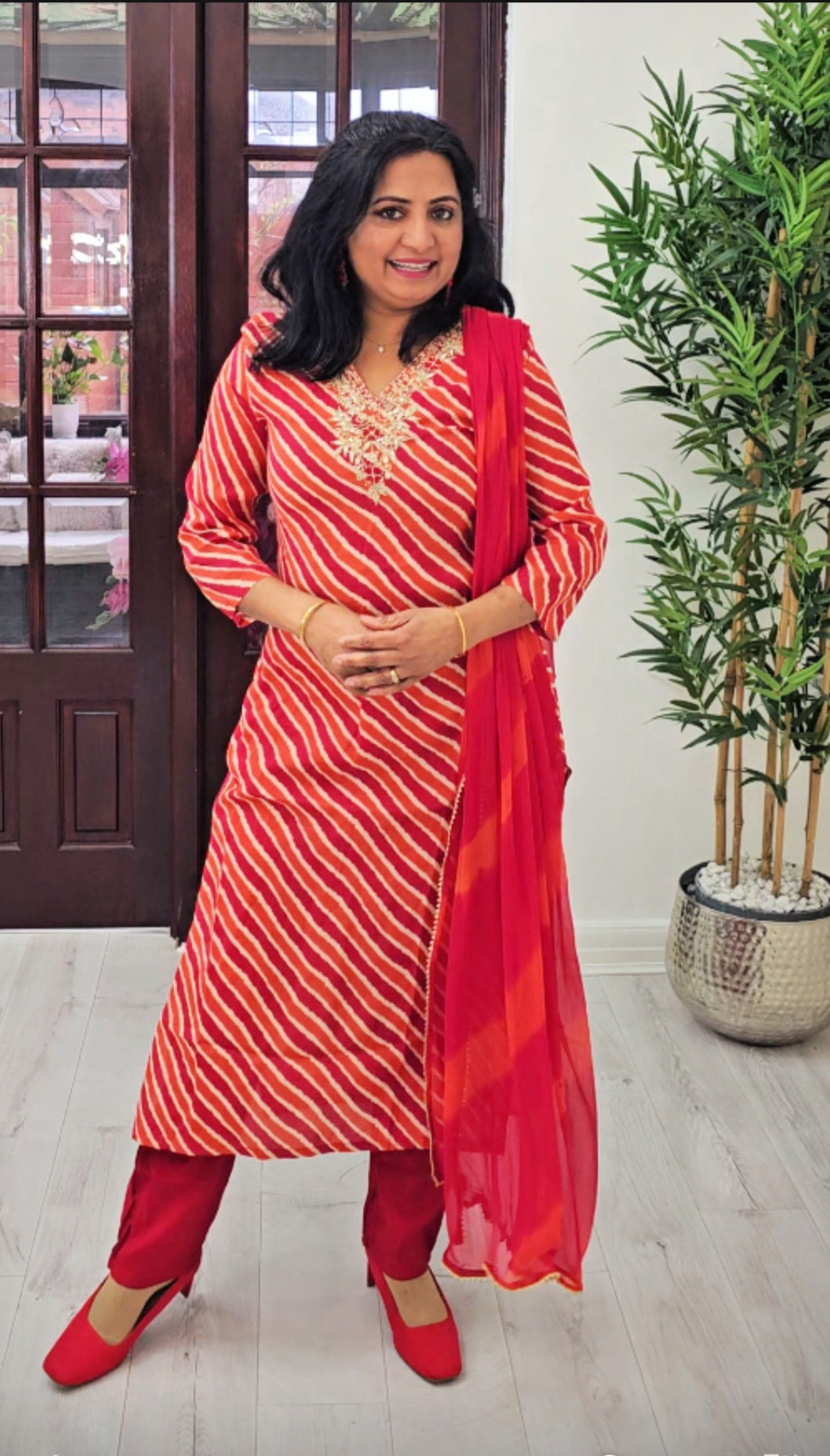 Muslin three piece suit 💕