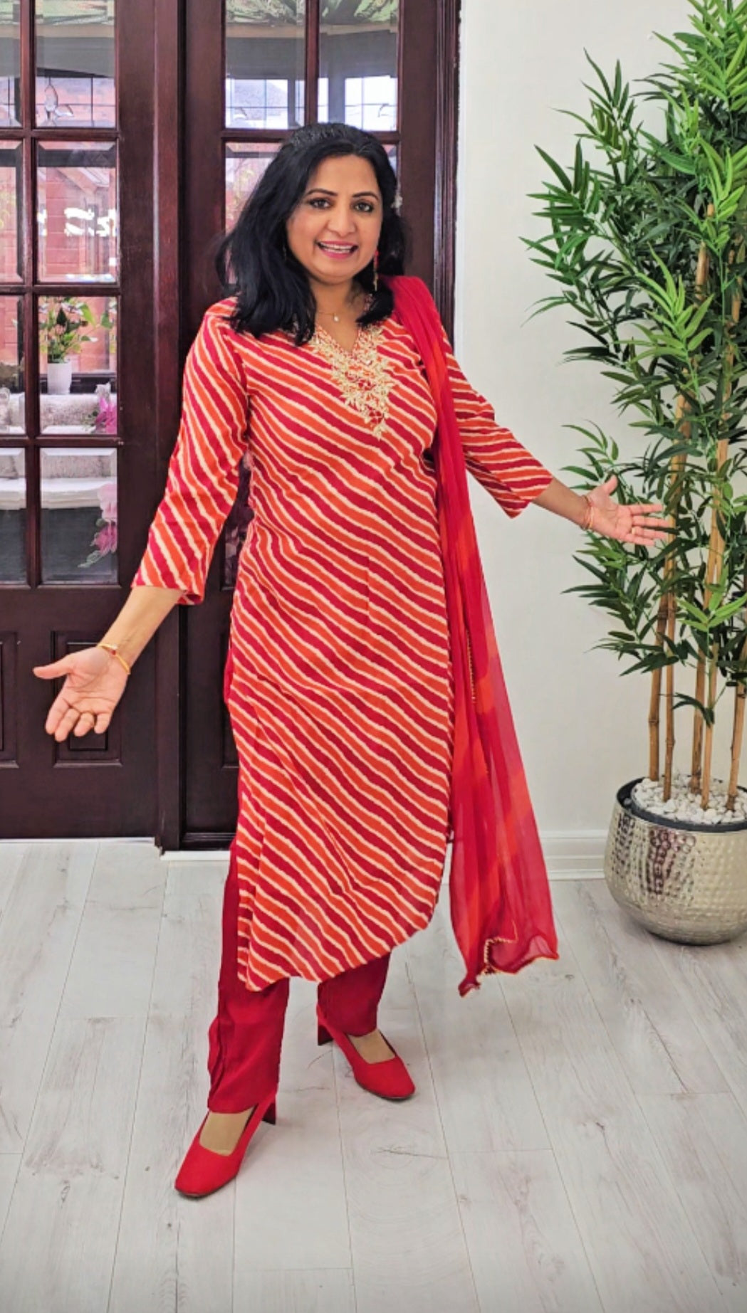 Muslin three piece suit 💕