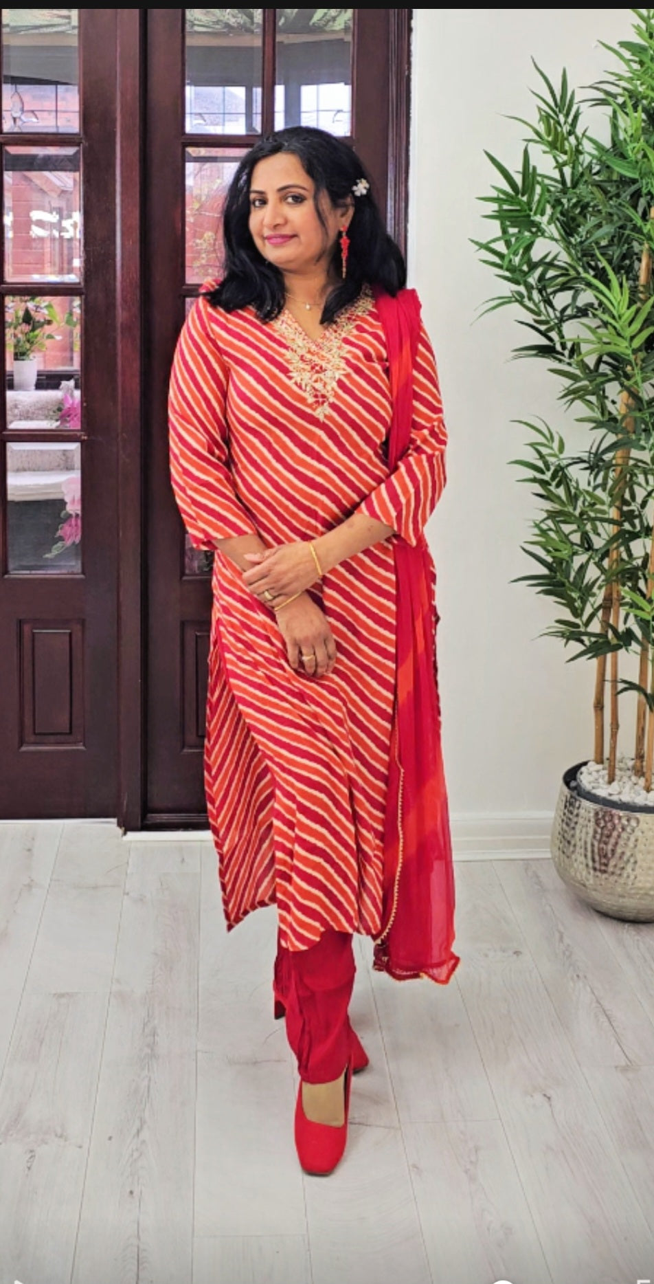 Muslin three piece suit 💕