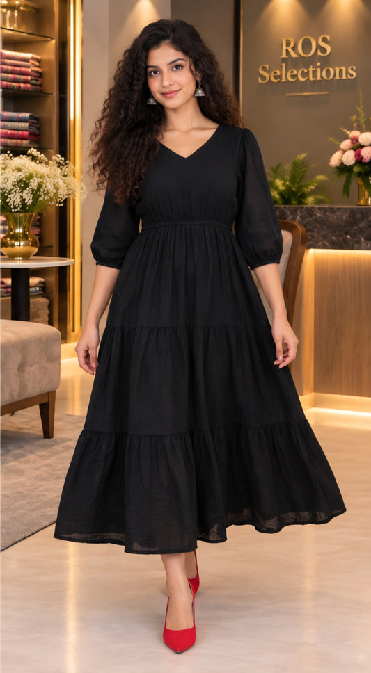 Women's Kerala Crinkle rayon dress