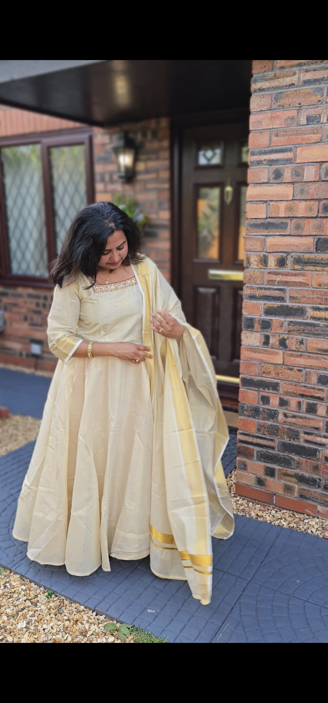 Beautiful traditional wear gown