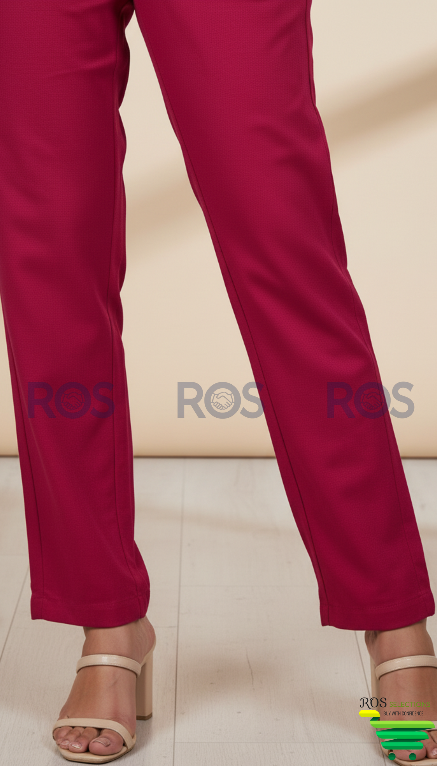 Beautiful Rani pink Straight pants for kurti