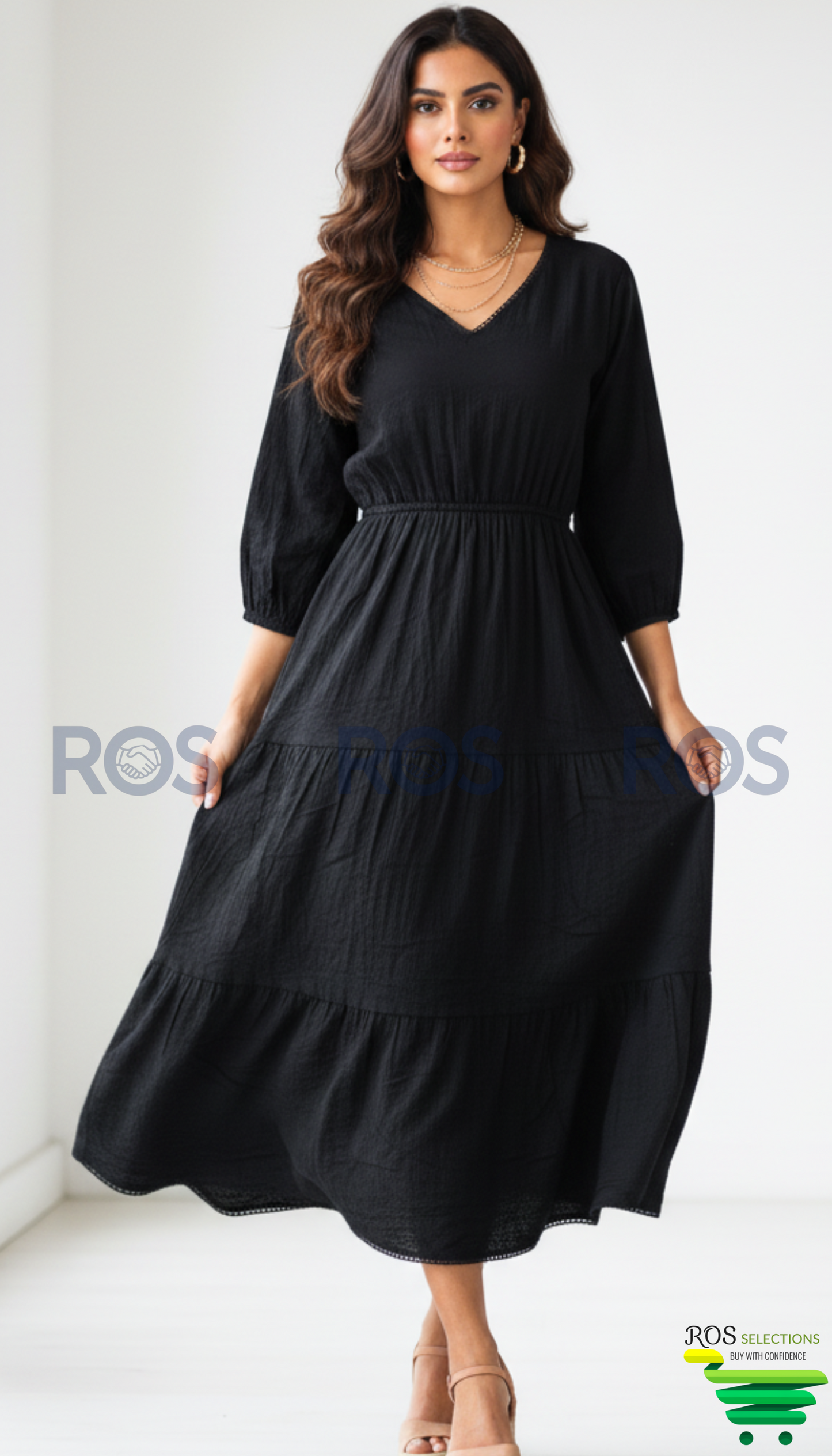 Beautiful Crinkle rayon dress  💕