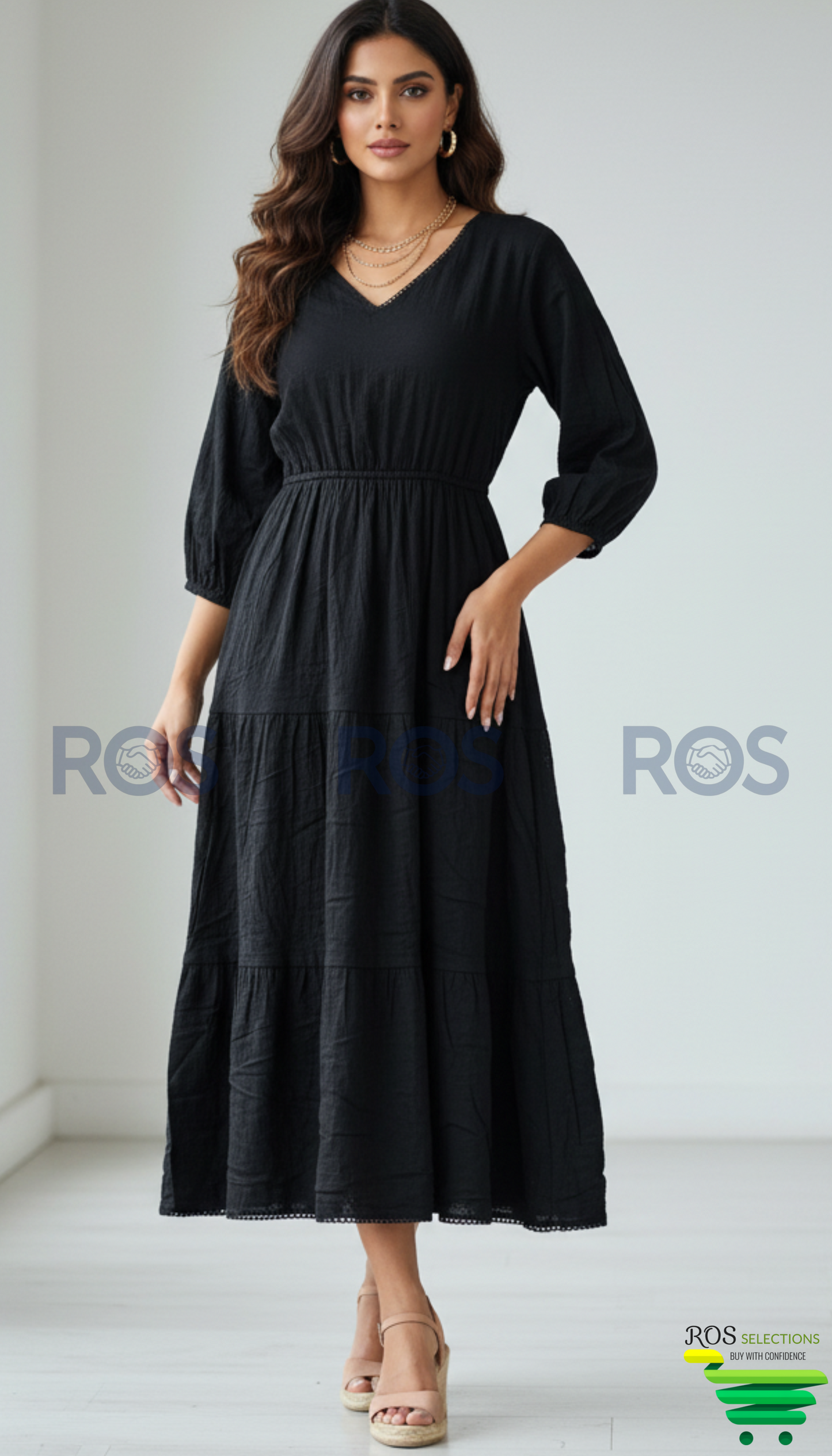 Beautiful Crinkle rayon dress  💕
